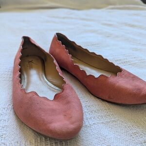 Pink Xappeal amanda flats 7.5w